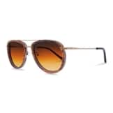 KERBHOLZ Unisex Sonnenbrille Ferdinand Zebrano SUNWFER0082 One Size Gradient Orange -