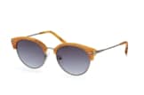 Kerbholz Carl Amber Orange, Browline Sonnenbrillen, Grau