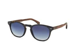Wood Fellas Haidhausen 10758 5111, Round Sonnenbrillen, Havana
