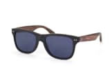 Wood Fellas Lehel 10757 black/grey, Square Sonnenbrillen, Schwarz