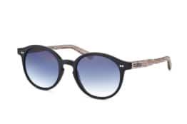 Wood Fellas Solln 10763 black/grey, Round Sonnenbrillen, Schwarz